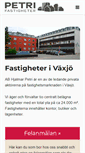 Mobile Screenshot of hjalmarpetri.se